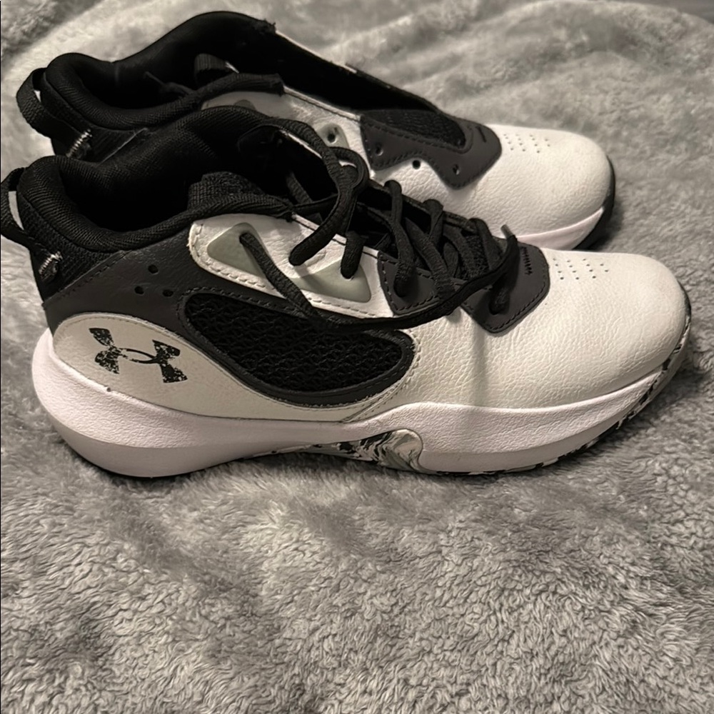 Under Armour Kids' Black and White Sneakers